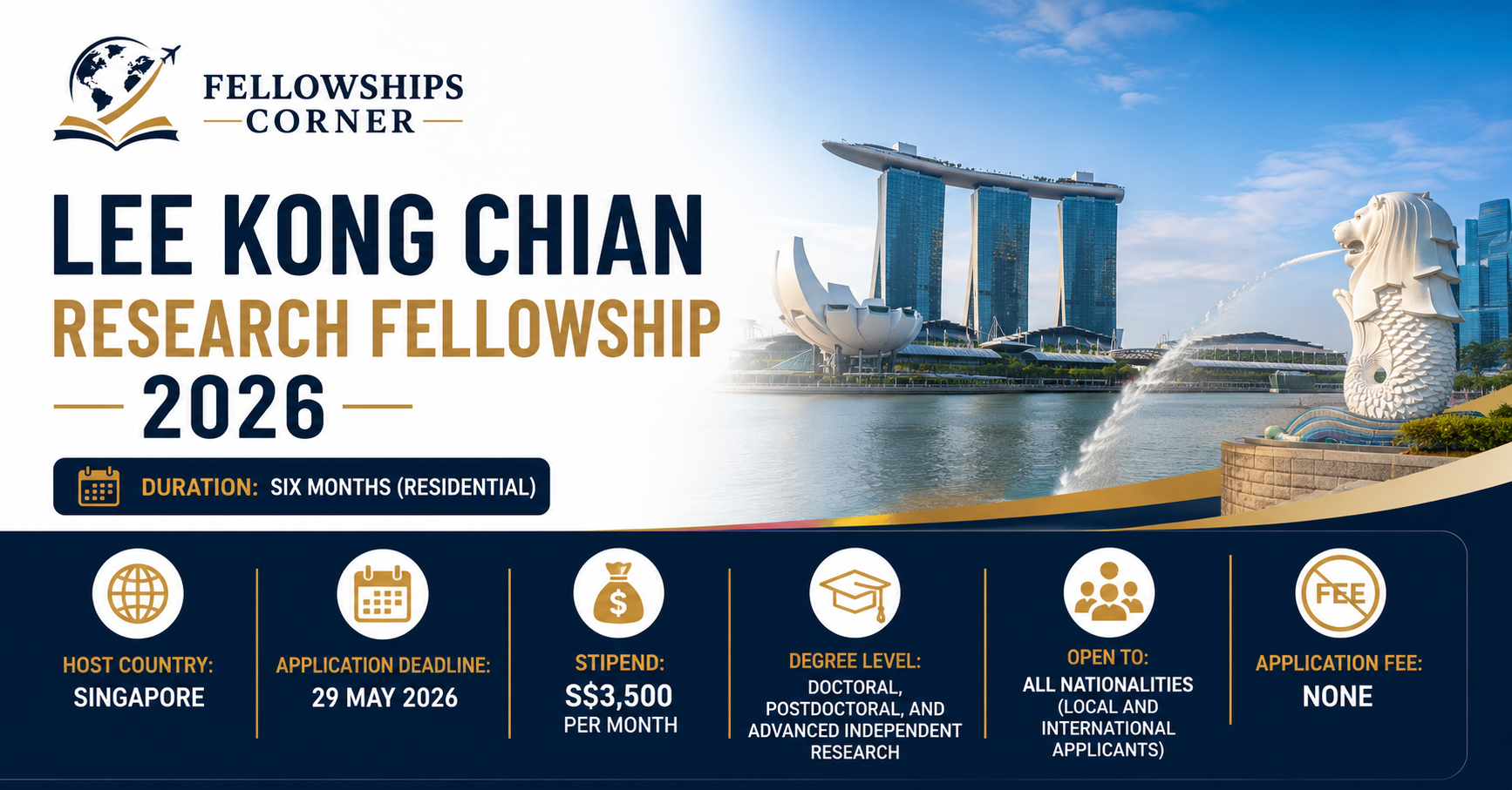 Lee Kong Chian Research Fellowship 2026