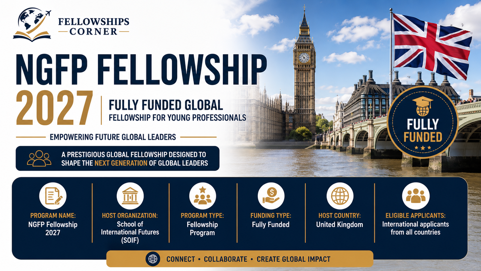 NGFP Fellowship 2027 | Fully Funded Global Fellowship for Young Professionals