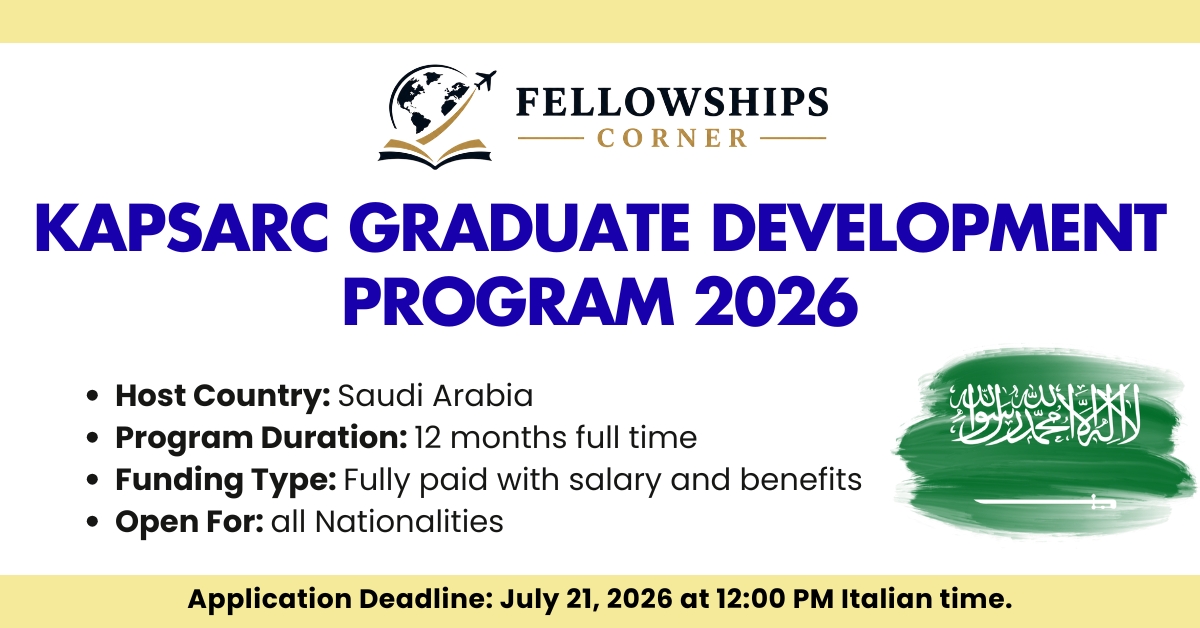 KAPSARC Graduate Development Program 2026