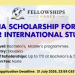 Slovakia Scholarship for BS and MS for International Students