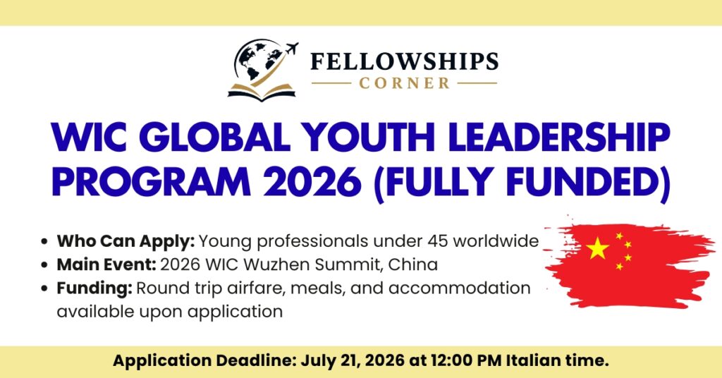 WIC Global Youth Leadership Program 2026 (Fully Funded)