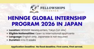 HENNGE Global Internship Program 2026 in Japan