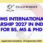 UMS International Scholarship 2027 in Indonesia FOR BS, MS & PHD